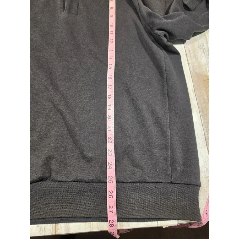Polo Ralph Lauren Mens Black Snap Mock Neck Pullover Sweatshirt Large‎ Pony Logo